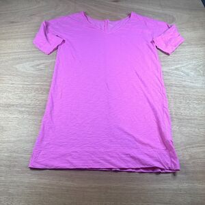 Lilly Pulitzer Womens Medium Pink Pima Cotton Shift Dress Cover Up